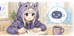 SAIとAIが5分日記を書く様子