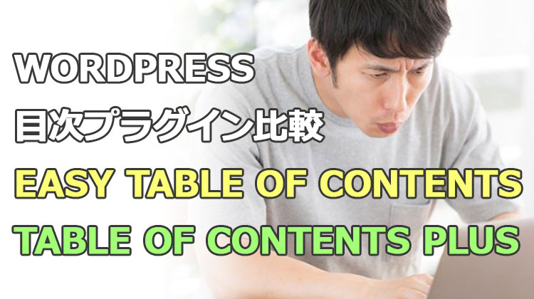 WordPress目次プラグイン比較Easy Table of ContentsとTable of Contents Plus