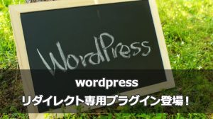 wordpressでドメイン変更時に使えるリダイレクト専用プラグイン登場!