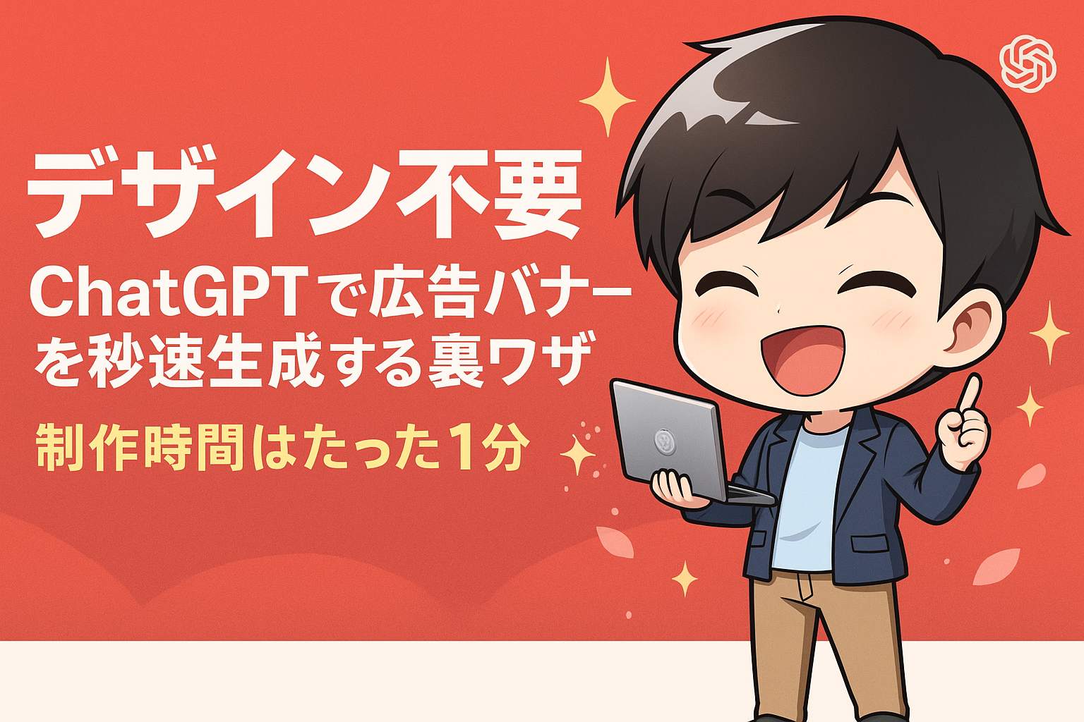 デザイン不要!ChatGPTでバナー・サムネを秒速生成する裏ワザ