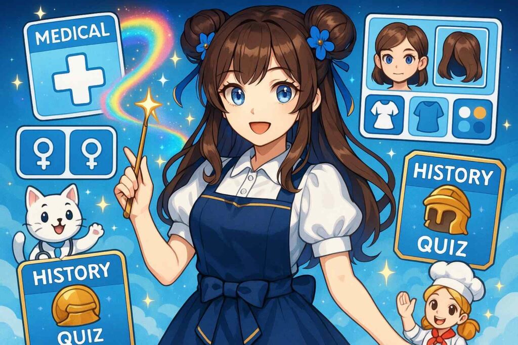 自分だけのオリジナルゲームにカスタマイズ!